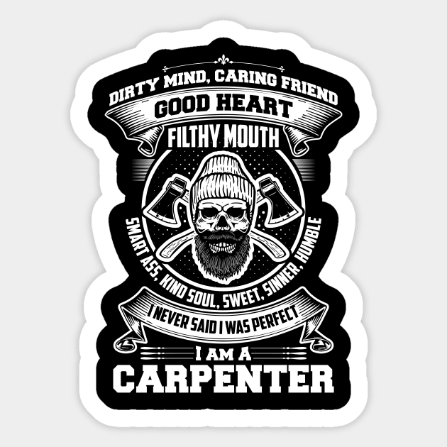 Carpenter Joiner Carpenter Carpenter Sticker by OfCA Design